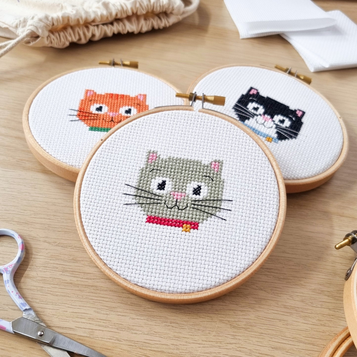 Misty The Cat 4" Cross Stitch Kit