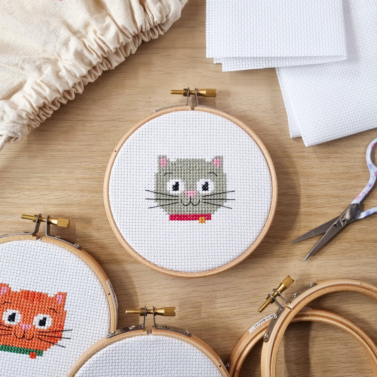 Misty The Cat 4" Cross Stitch Kit