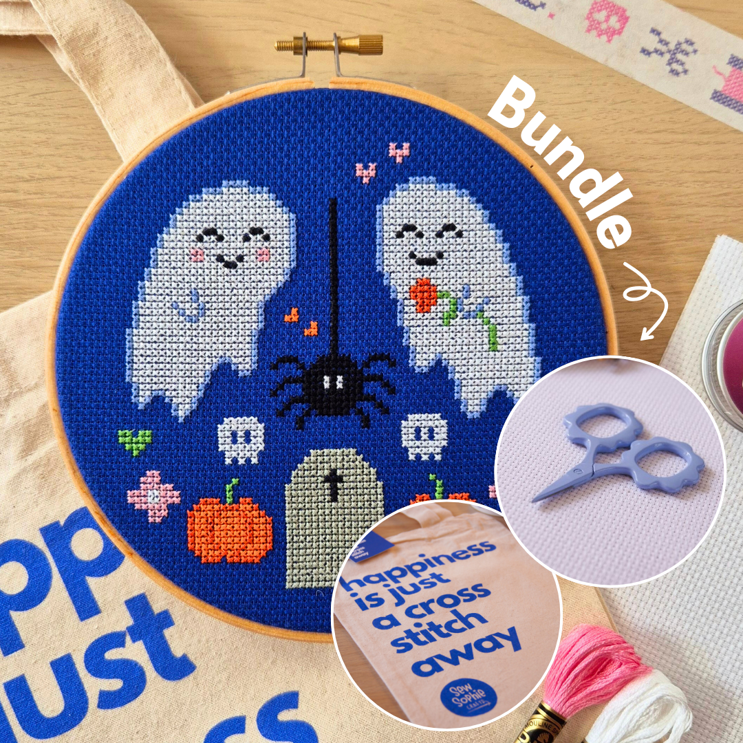 Eternal Love, Halloween 6" Cross Stitch Kit