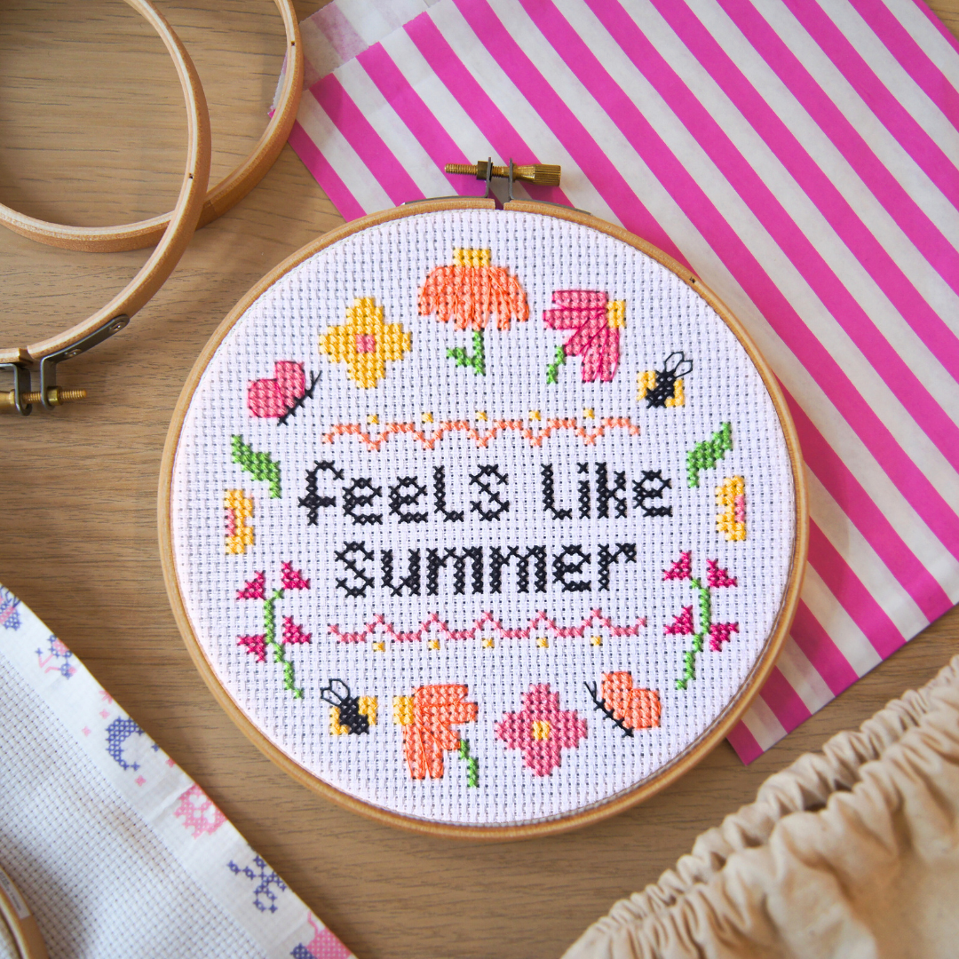 Feels Like Summer - 5" Cross Stitch Kit